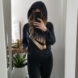 Nike Logo Funnel Hooded Sweatshirt